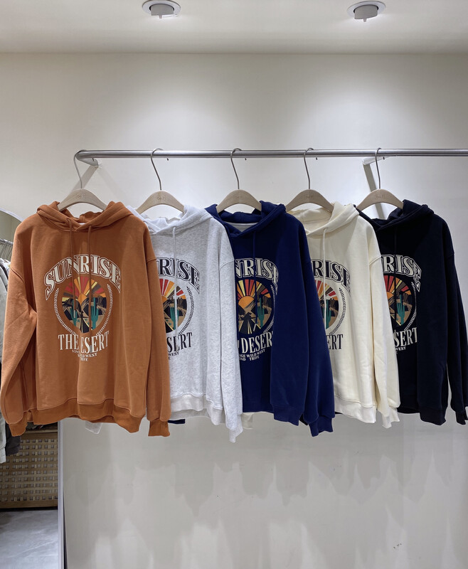 【DA.7】Picture printing fleece hoodie 3350-# LSL
