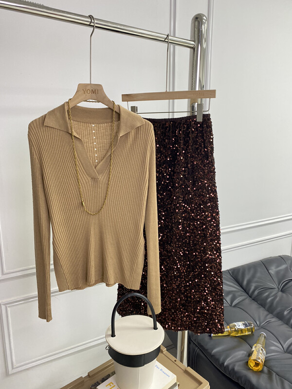 Original price 98.99! [ONIVINTAGE Ouni] knitted sweater OW226M6053-1
