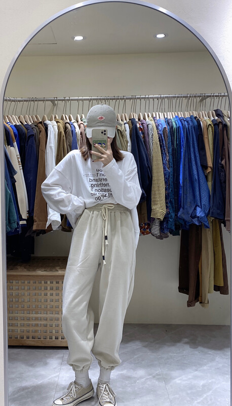 【DA.7】Natural Elastic Waist All-Match Casual Pants YS1-6185# LSL
