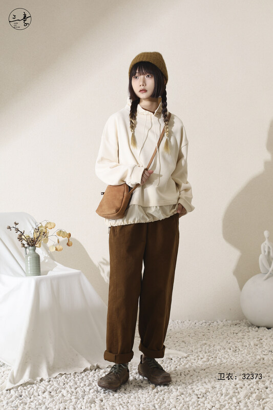 The original price is 73.72! [Sansu clothing original product] simple temperament casual slim sweater 32373# FHX