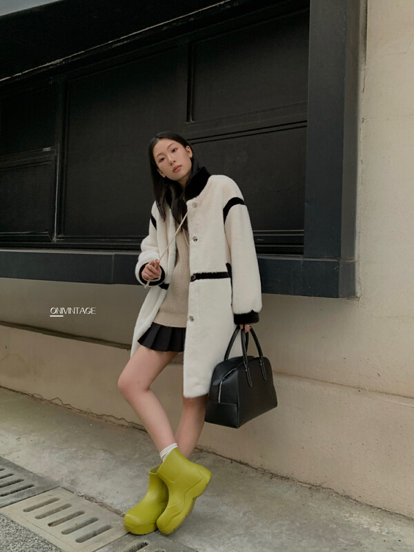 [ONIVINTAGE Ouni] fur coat OYW226N6737# CQW