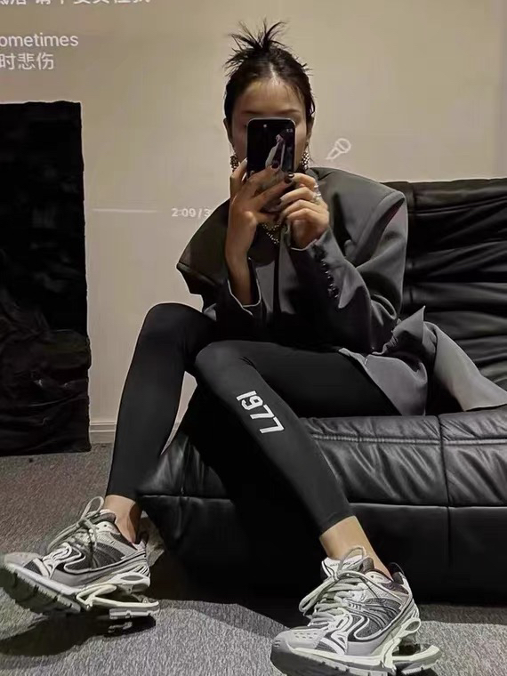 [YAYA] 1977 thick gray velvet Barbie leggings 1977# WR