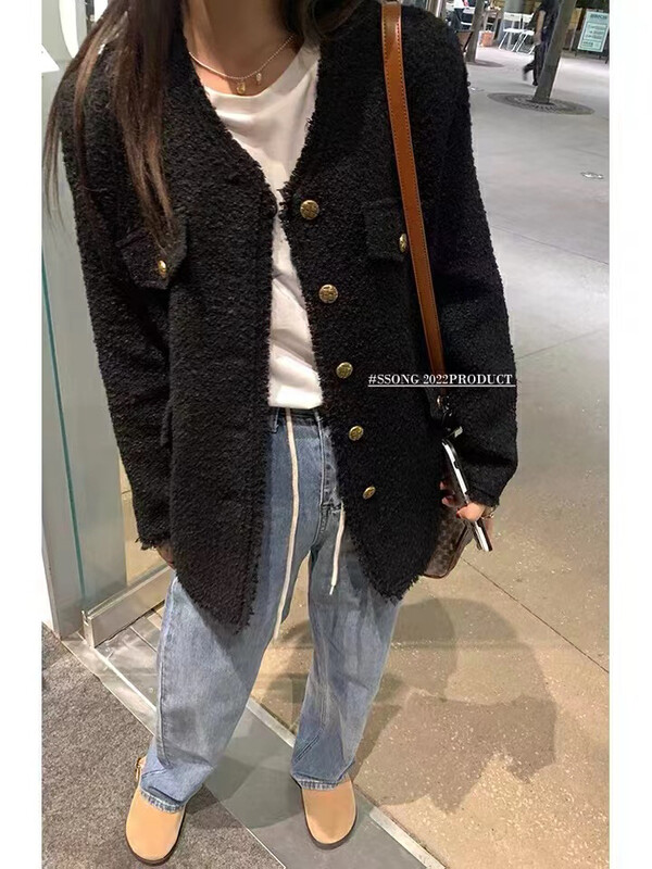 【MSTUDIO Mansha】V-neck down jacket C1216# HBX