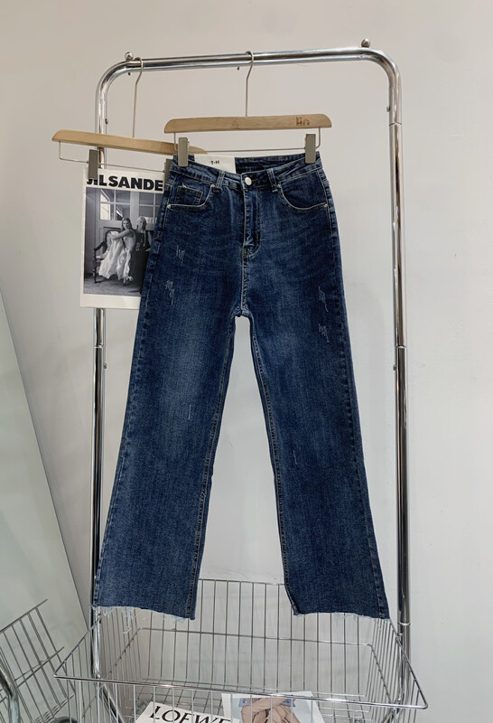 Original price 84.60! [T.H] Korean style simple loose casual all-match jeans 66092-1# LSW