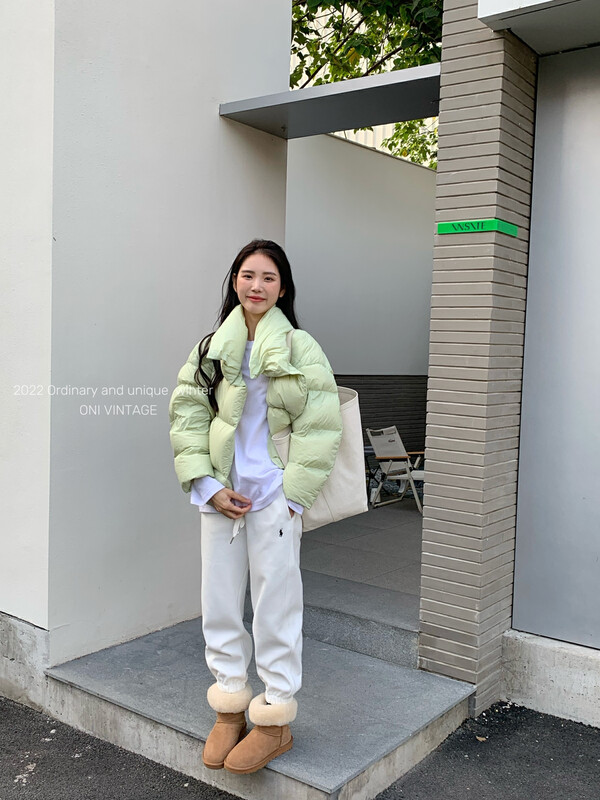 [ONIVINTAGE Oni] Korean simple short down jacket down jacket OW226Y6567