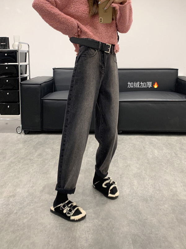 【VANESSA】Pure color simple all-match jeans 8919# OZQ
