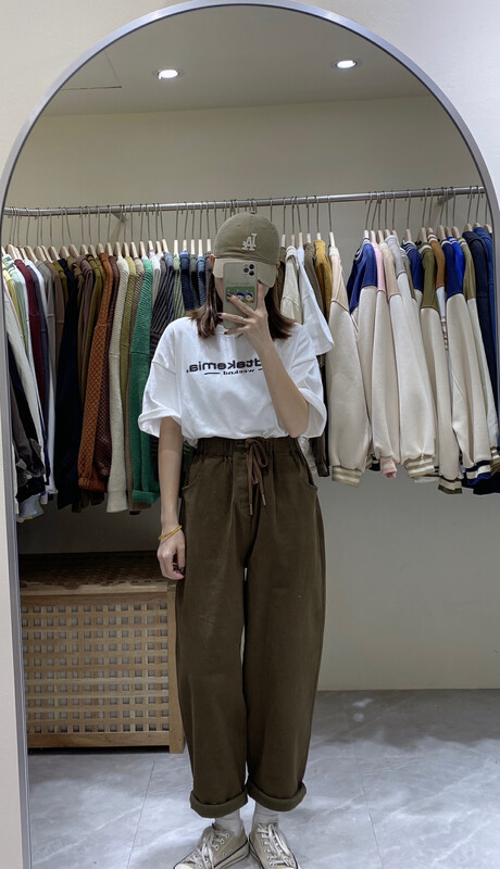 【DA.7】Comfortable and versatile simple Japanese casual pants YS1-6178# LSL