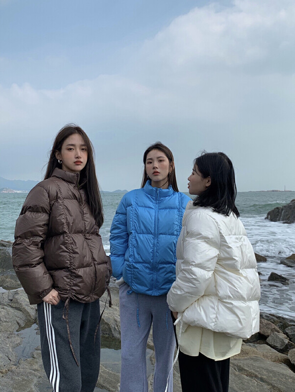 [ONIVINTAGE Oni] Loose short shirred down jacket down jacket with 90 white duck down OL228H3659