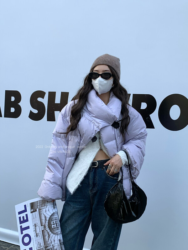 [ONIVINTAGE Oni] short down jacket down jacket OW226Y6583