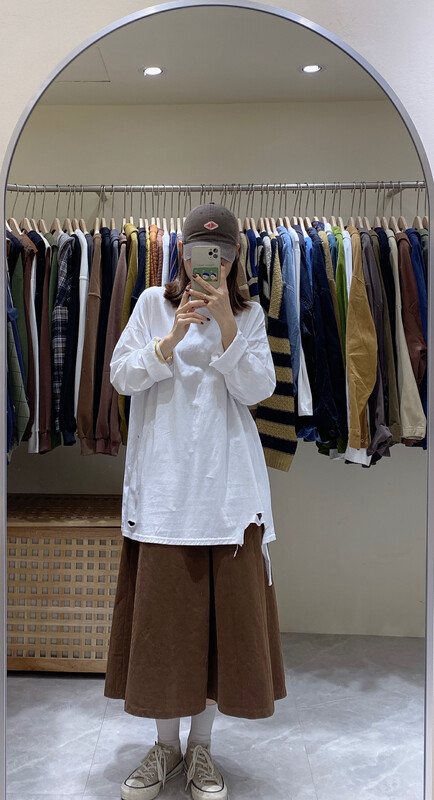 【DA.7】Pure color pullover all-match long-sleeved T-shirt 3292# LSL