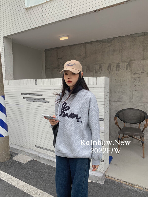 【RAINBOW】New Korean version simple plus velvet turtleneck sweater commuting daily versatile 08588