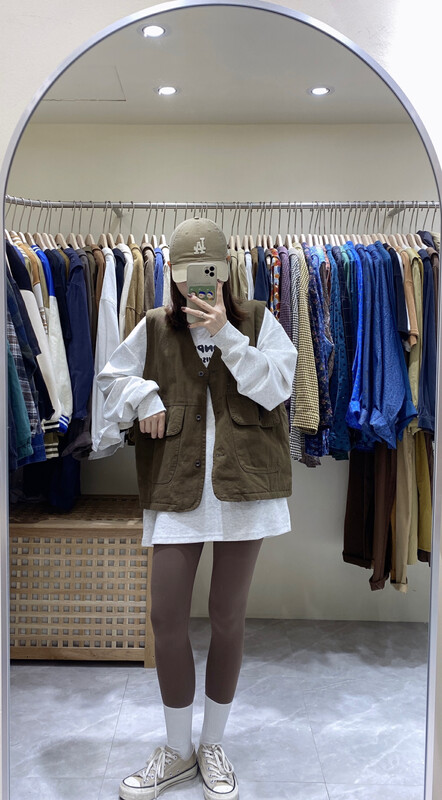 【DA.7】Sleeveless Versatile Korean Vest YS1-3291# LSL