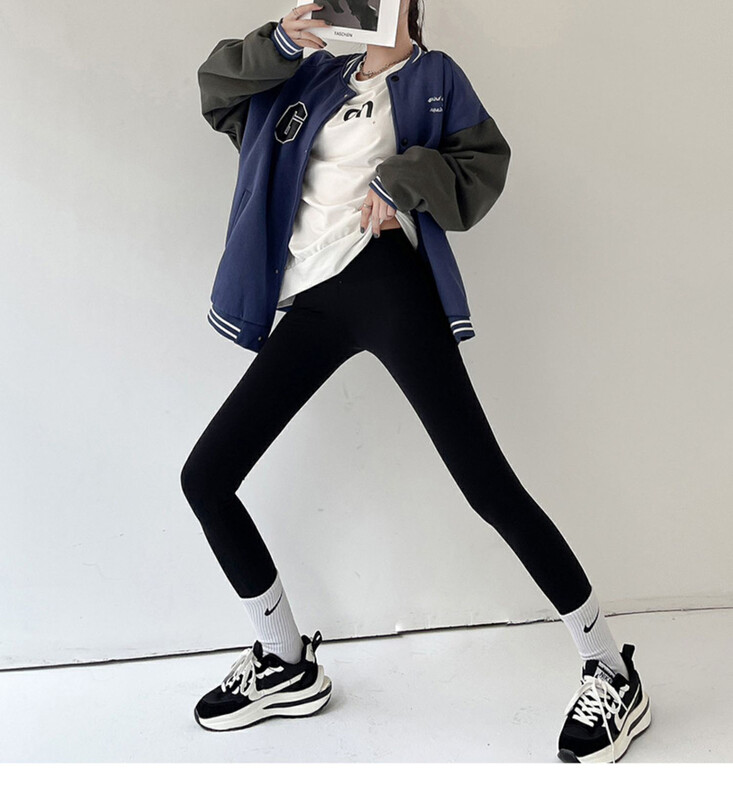 【YAYA】Explosive Style Thickened Avocado Peach Hip Small Waist Barbie Leggings (with random box) 6201-1# WR