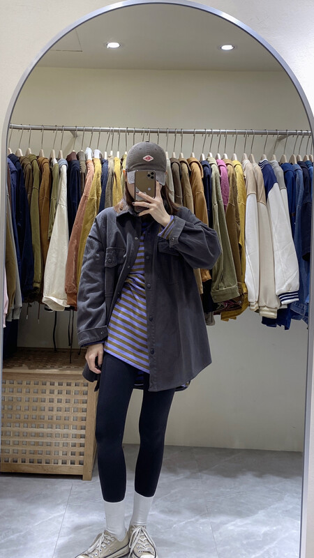 【DA.7】Korean style long-sleeved all-match fleece shirt 3358-# LSL