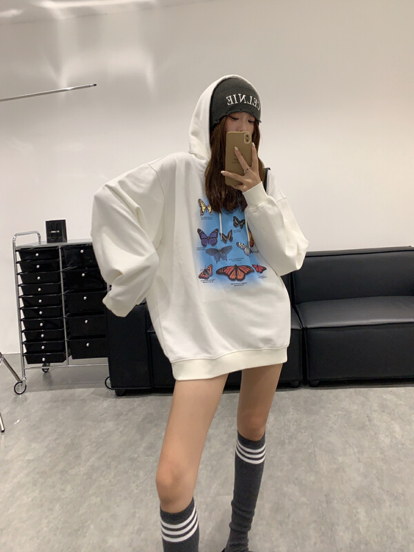 【VANESSA】Hand-painted pattern mid-length sweater YS1-619# OZQ
