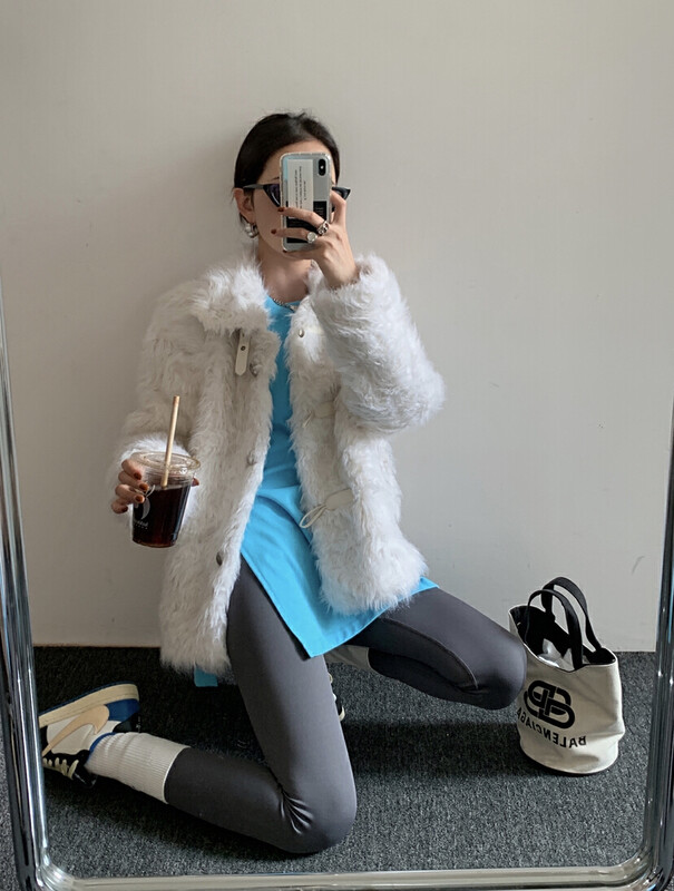 【ONIVINTAGE Oni】faux fur faux fur coat fur OD218Q3864