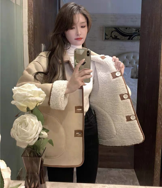 【Hwahee】Korean style fashion reversible design short jacket 9982# PCZ