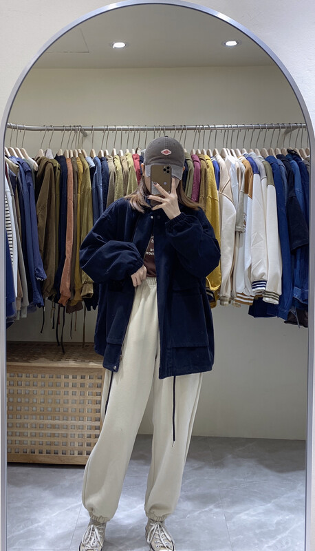 【DA.7】Personal Workwear Loose Hooded Short Jacket YS1-3335# LSL