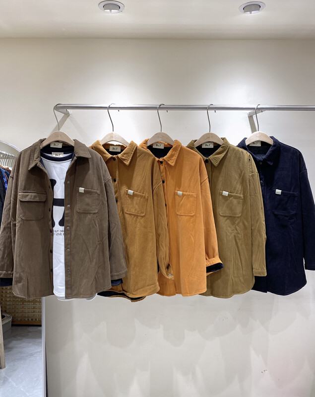 【DA.7】Japanese Loose Fleece Thick Shirt 3387# LSL
