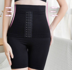 [Strong belly slimming and thin legs] High waist belly slimming underwear women's postpartum corset buttocks body shaping pants front row boxer pants