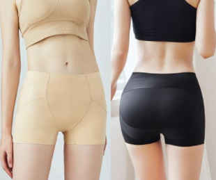 Spring and summer buttocks, hips, buttocks, abdomen, women's boxer bottoming, shaping, waist safety shorts, body sculpting artifact thin section