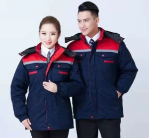Winter thickened work clothes cotton-padded jacket outdoor windproof warm labor insurance cotton jacket cold storage cold-proof coat project