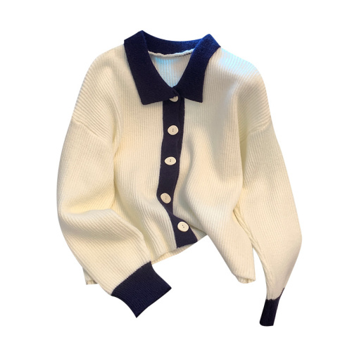 Cashmere Acrylic 50% Nylon 30% Polyester 20% Knitwear Autumn and Winter Soft Waxy Sweater Cardigan Top Women