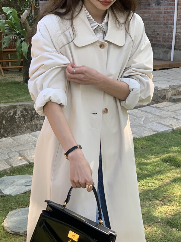 [LOVELY/SHMILY] The Korean version of the simple and versatile windbreaker windbreaker S2697 # FHX