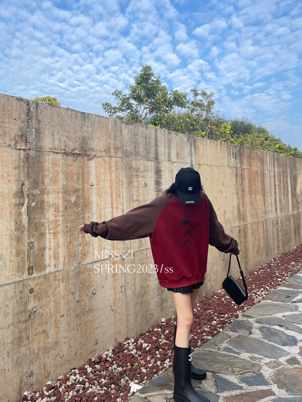 【MISS ZI】Korean Mickey Sweater Sweater 8669# LSL