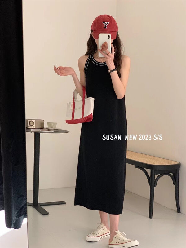 2023 spring new style! 【SUSAN】Korean striped vest dress 0357# LSW