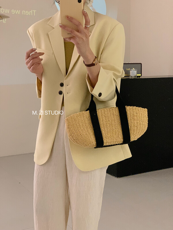 【M.ZI STUDIO】commuting temperament loose suit 12239# HBX