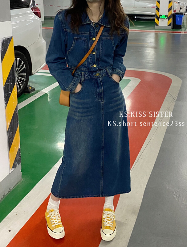 2023 early spring new!【KS】Designed slim and versatile dress M23003# LSL