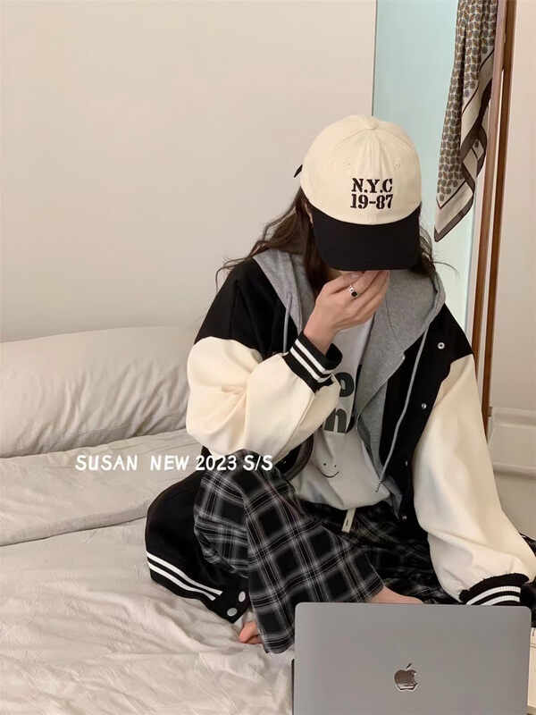 2023 spring new style! 【SUSAN】Korean fashion all-match baseball uniform short jacket 19936# LSW