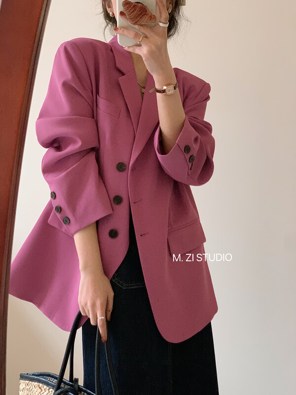 2023 early spring new style! 【M.ZI STUDIO】commuting temperament simple suit 12236# HBX