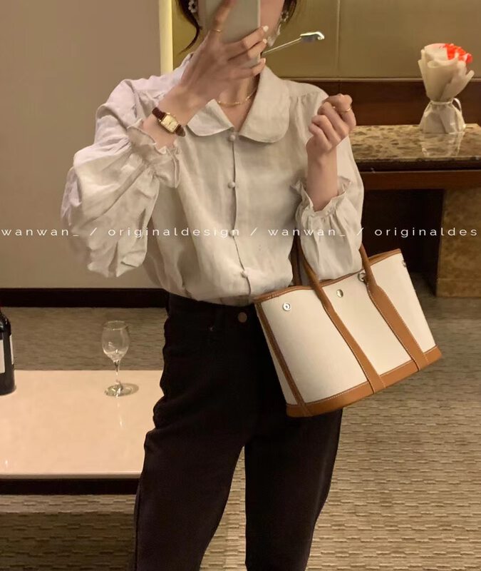 2023 early spring new style! 【WANWAN】Simple all-match single-breasted shirt 66100# HBX