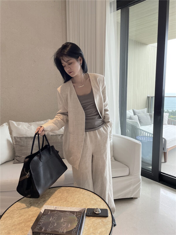 【SOUL】Simple Korean long-sleeved suit 6686311w# CLS