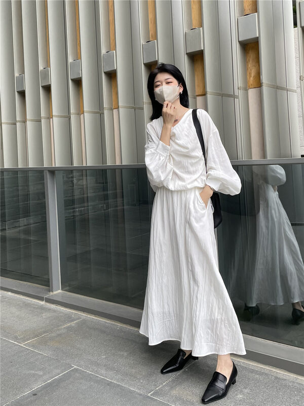 2023 early spring new! [SOUL] Japanese simple casual skirt 6664# CLS
