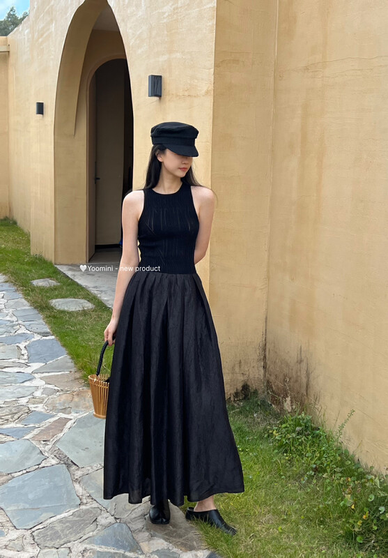 【YOOMINI】Korean style slim waist dress C16507-SR# LXC
