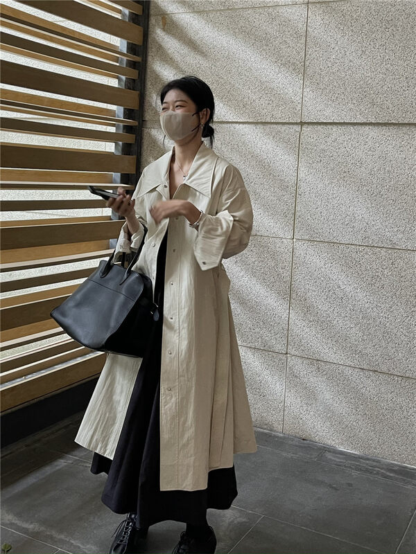 2023 early spring new style! 【SOUL】Korean style casual windbreaker (with belt) 6645# CLS