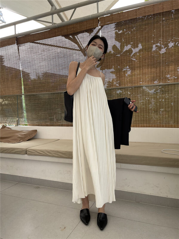 2023 early spring new style! [SOUL] Fashion temperament Korean style suspender dress 6613# CLS