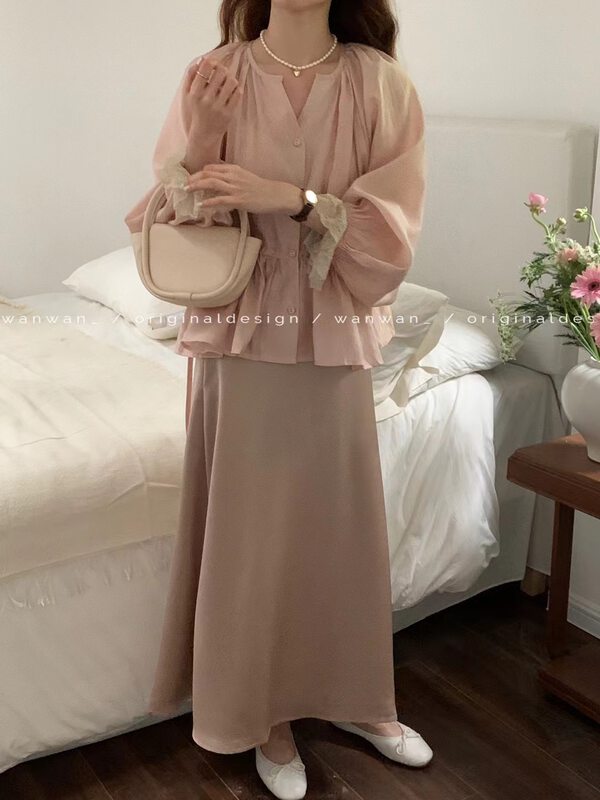 2023 early spring new! 【WANWAN】Slim and versatile skirt 66098# HBX