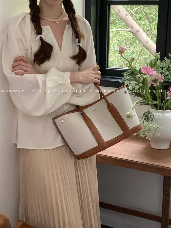 2023 early spring new! 【WANWAN】Korean V-neck thin shirt 66036# HBX
