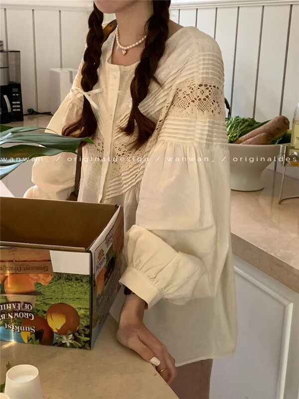 2023 early spring new! 【WANWAN】Korean style simple all-match shirt 66081# HBX