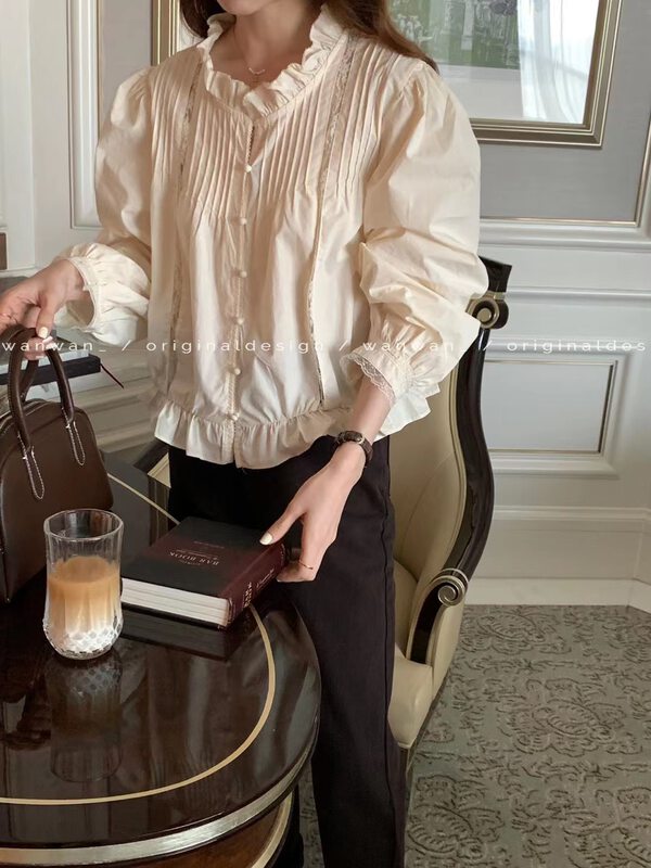 New in early spring 2023! [WANWAN] Simple solid color all-match shirt 66051# HBX
