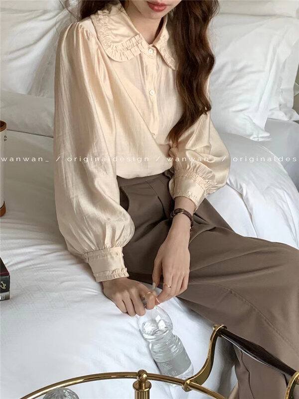 2023 early spring new! 【WANWAN】Korean style simple loose shirt 66032# HBX