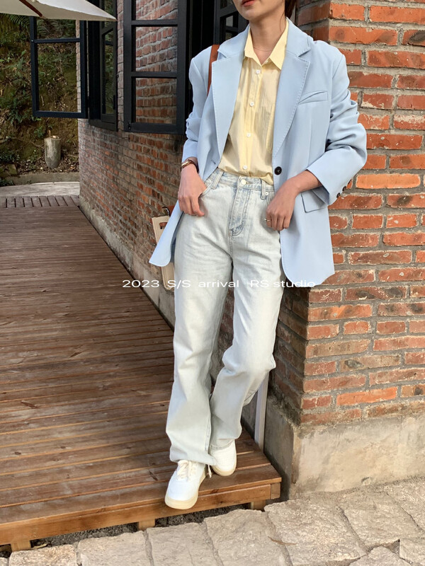 2023 early spring new style!【RS】Pearl edge fashion temperament commuter suit DH1010-# FHX
