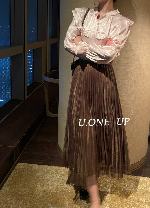 2023早春新款!【UONE】法式優雅女人味半身裙  66610#  LSL