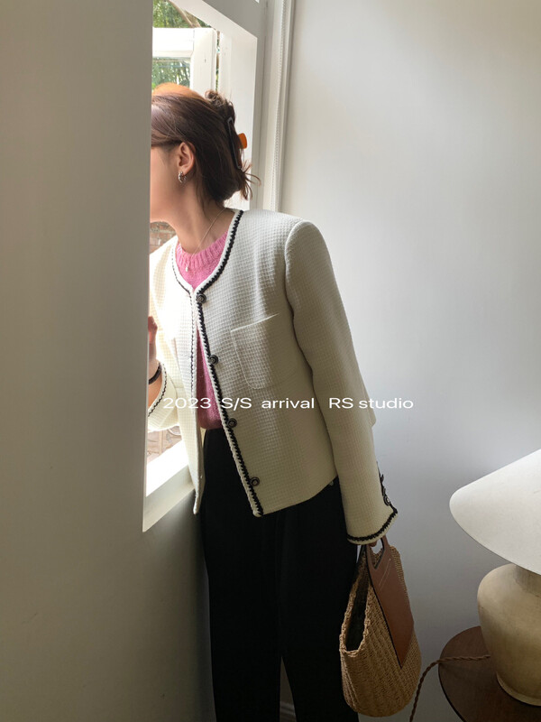 2023 early spring new style! 【RS】Hand-knitted short jacket LL1202# FHX