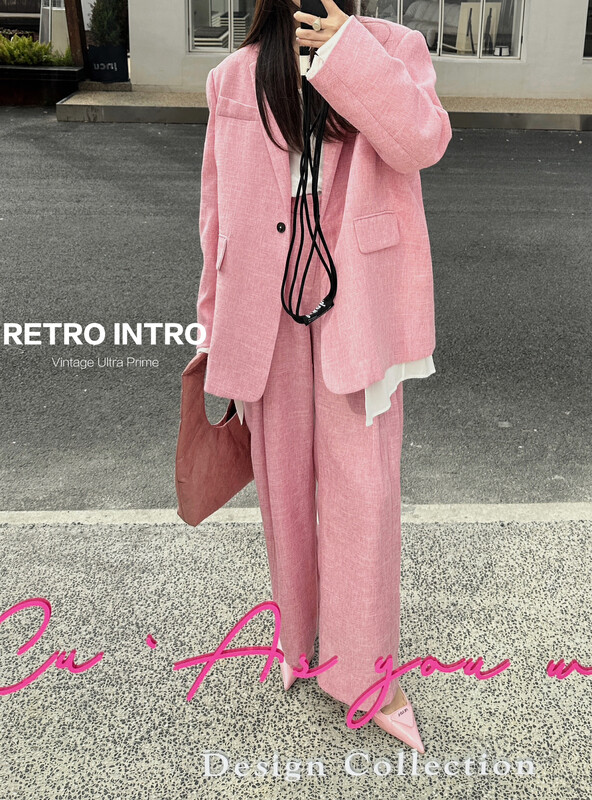 【RIN】Korean temperament loose and slim wide-leg casual pants R21795# CLS