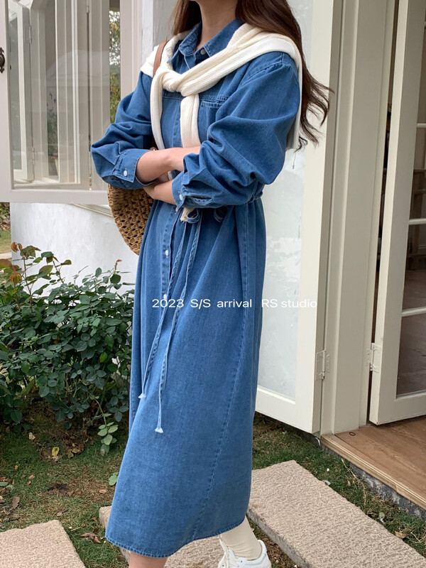 2023 early spring new style! 【RS】 Literary loose dress for reducing age and slimming LL0369# FHX